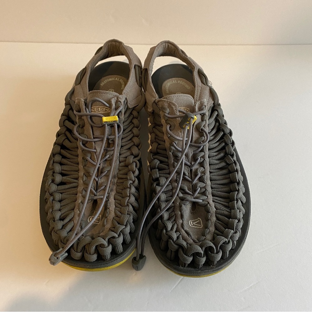 Keen Gray and Green Sandals Outdoor-Ready Design